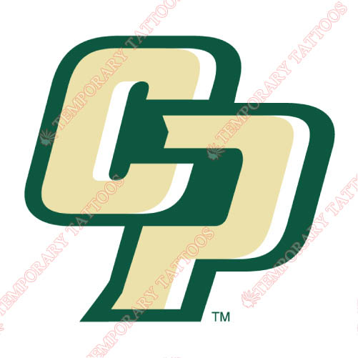 Cal Poly Mustangs Customize Temporary Tattoos Stickers NO.4055